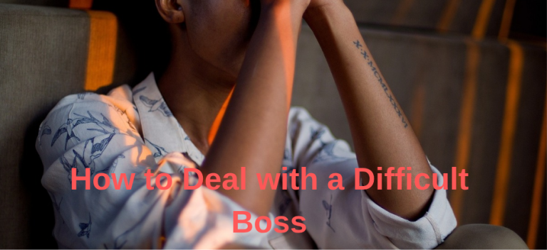 How to deal with a difficult boss without losing your mental health