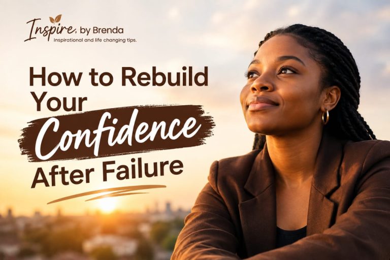 How to build your confidence after failure